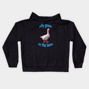 Silly Goose on the Loose Kids Hoodie